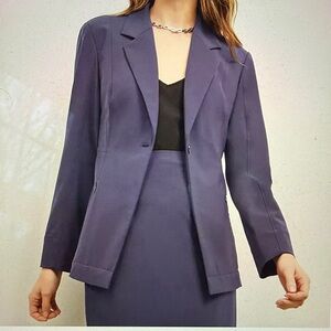 MM.LAFLEUR NEW YORK Women’s Moreland Travel Blazer OrigamiTech Sz 0 SKU#MRJ1CCH